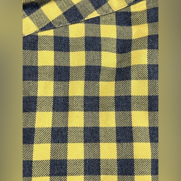 Lorenzini Made in Italy Size Large Green Gingham Cotton Twill Designer Shirt C21 - Picture 5 of 13